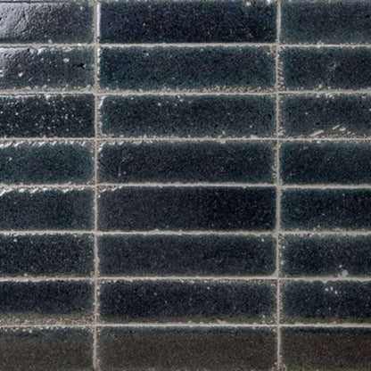 Bahari Brick in Black 3x12 Natural Stone