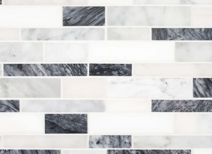 Bermuda Mosaic in White