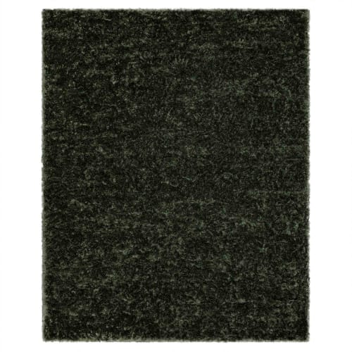 Billow Shag Olive in Olive 6'6"x9' Area Rugs