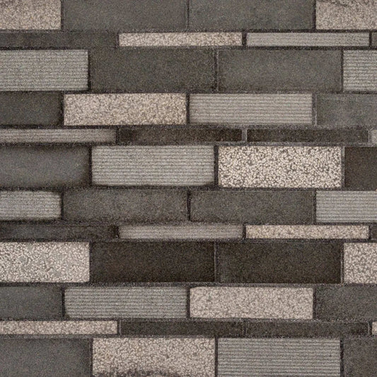 Boulder Mosaic in Grey Blend Natural Stone