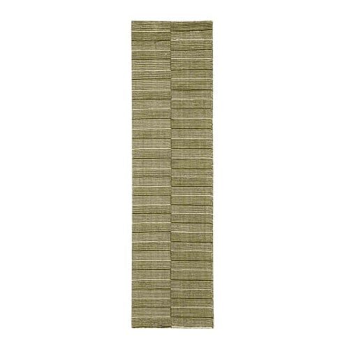 Broken Stripe Moss in Moss 2'X8' Area Rugs