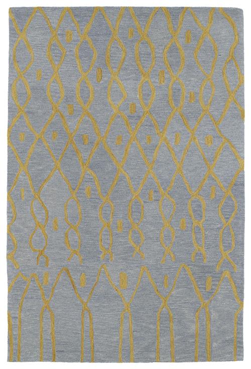 Casablanca Collection-CAS06-Lt. Blue in Lt. Blue Area Rugs