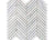 White Carrara in White Carrara 2'' Hexagon