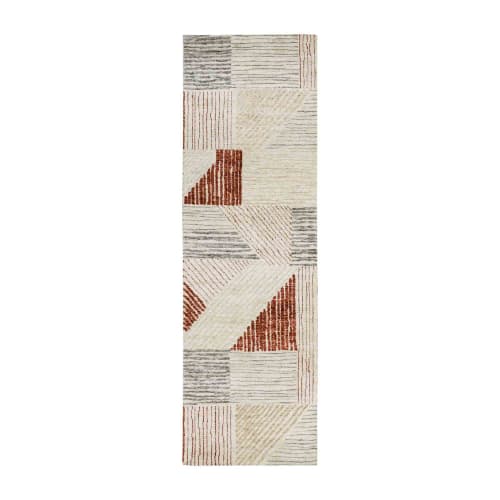 Central Valley Red in Red 2'4"x7'10" Area Rugs