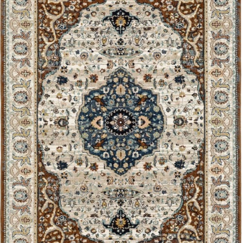 Chronos Rust in Rust Area Rugs