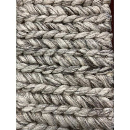 Textures Collection - Chunky Braid in Ash Grey   Carpet