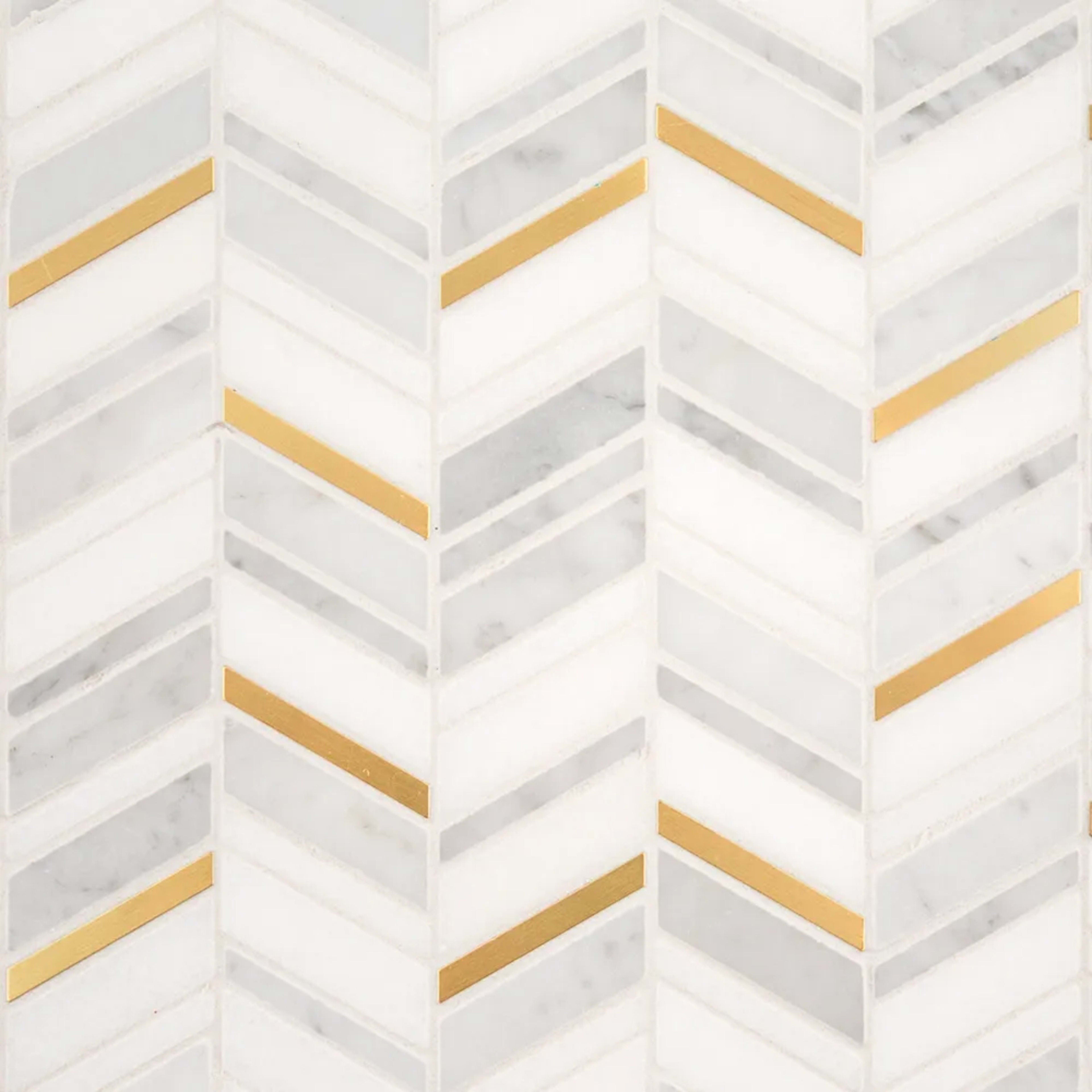 Cloudy Sunrise Mosaic in Cloudy Sunrise Natural Stone