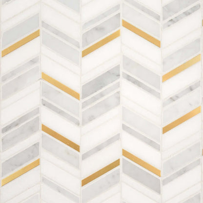 Cloudy Sunrise Mosaic in Cloudy Sunrise Natural Stone