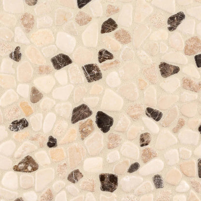 Coco Canvas Mosaic in Brown Natural Stone