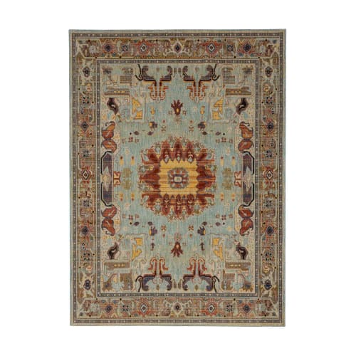 Covetous Blue in Blue 9'6"x12'11" Area Rugs