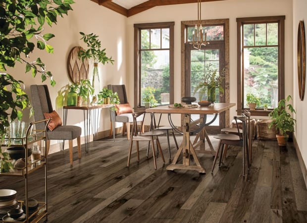 Nature's Canvas Hickory Engineered in Desert Hill 4, 5, 6.5" Hardwood