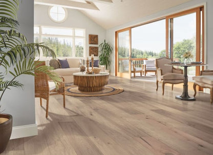 Nature's Canvas White Oak Engineered in Artful Beige 9.07" Hardwood