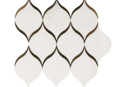 Eloquent Mosaic in White