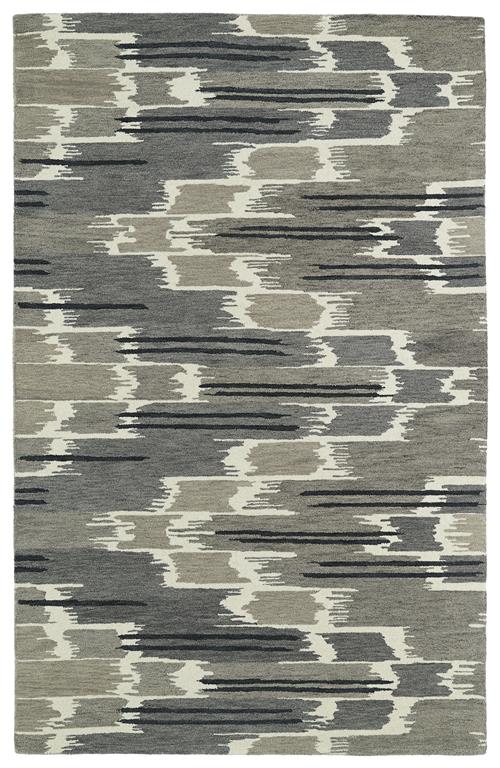 Global Inspirations Collection-GLB02-75-Grey in Grey Area Rugs
