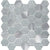Glitz in Fame Hexagon 12" X 12" Mosaic Mesh Tile