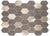 Glitz in Fame Hexagon 12" X 12" Mosaic Mesh