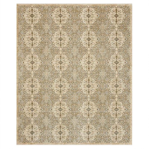 Gloriana Cream in Cream 6'6"x9'6" Area Rugs