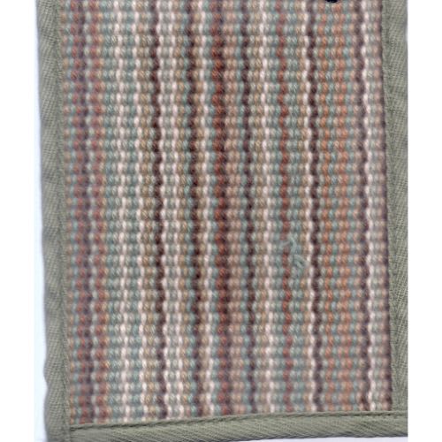Flatweave/Soumac Collection - Hartley Strips in Multi Green   Carpet