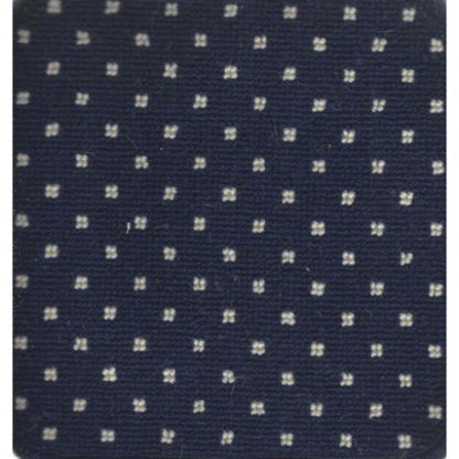 Wiltonian Collection - Hobnail in Ii Navy White   Carpet
