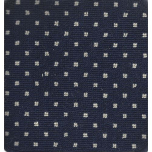 Wiltonian Collection - Hobnail in Ii Navy White   Carpet