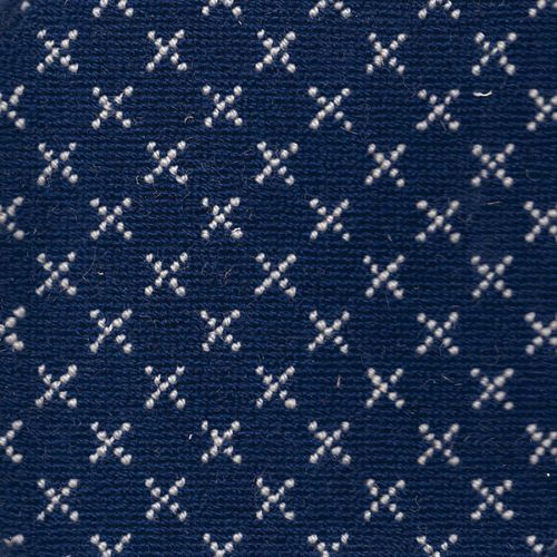 Wiltonian Collection - Jacks in Navy/White     Carpet