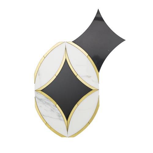 Soho Studio Corp. in Kaleidoscope Oblique Natural Stone