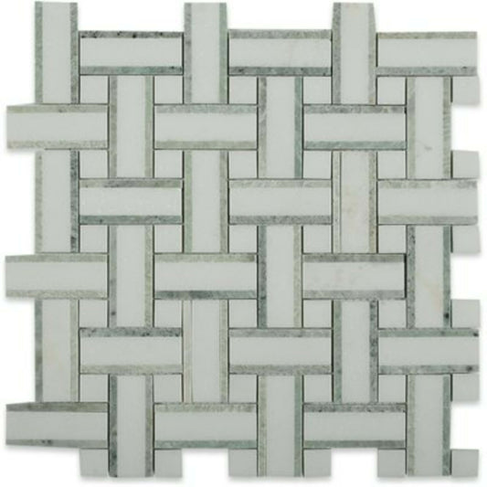 Lattice in Ming Green  Thassos Natural Stone