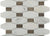 Long Octagon in Pattern Asian Statuary  Athens Gray Dot