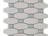 Long Octagon in Pattern Asian Statuary  Athens Gray Dot