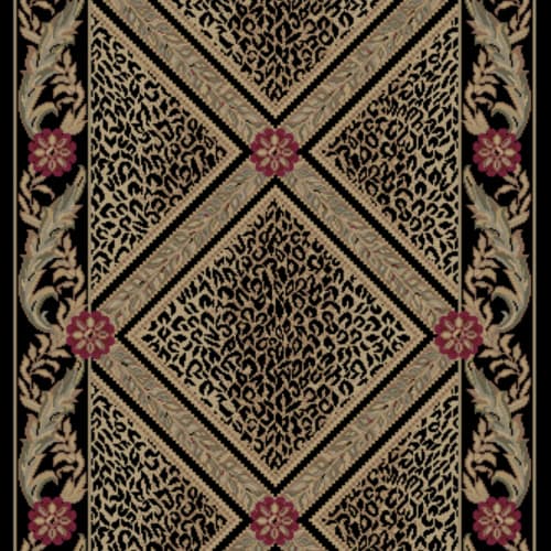 Leopard Series Runner in Serengeti Carpet