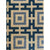 Wiltonian Collection - Logo in White Blues Carpet