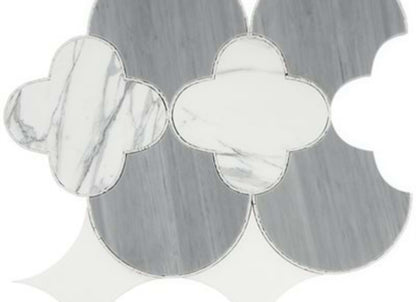 MJ Fiore in Fiore Gris - Calacatta Thassos Burlington  Carrara Line
