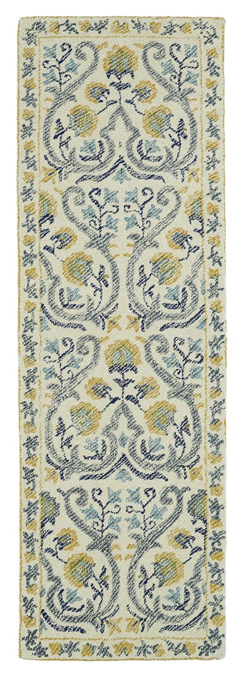 Montage Collection-MTG11-01-Ivory in Ivory Area Rugs