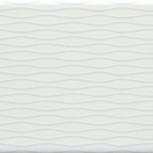 Motif II in White / 4" X 12" Tile