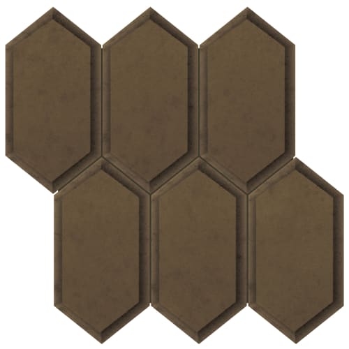 Obsidian Mosaic - Hexagon Flooring by Anatolia