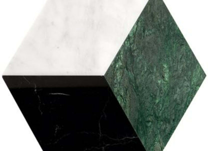 Pari in Nero Dark Green  Carrara Polished