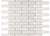 White Thassos in White Thassos Beveled Edge 3x6 Polished