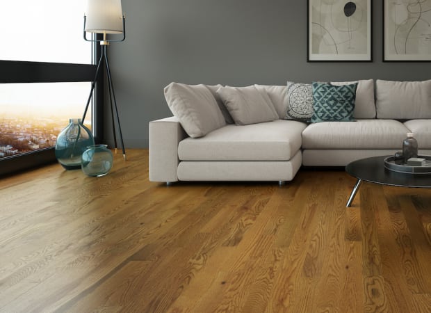 PRO Collection - Brushed Red Oak Solid 3/4