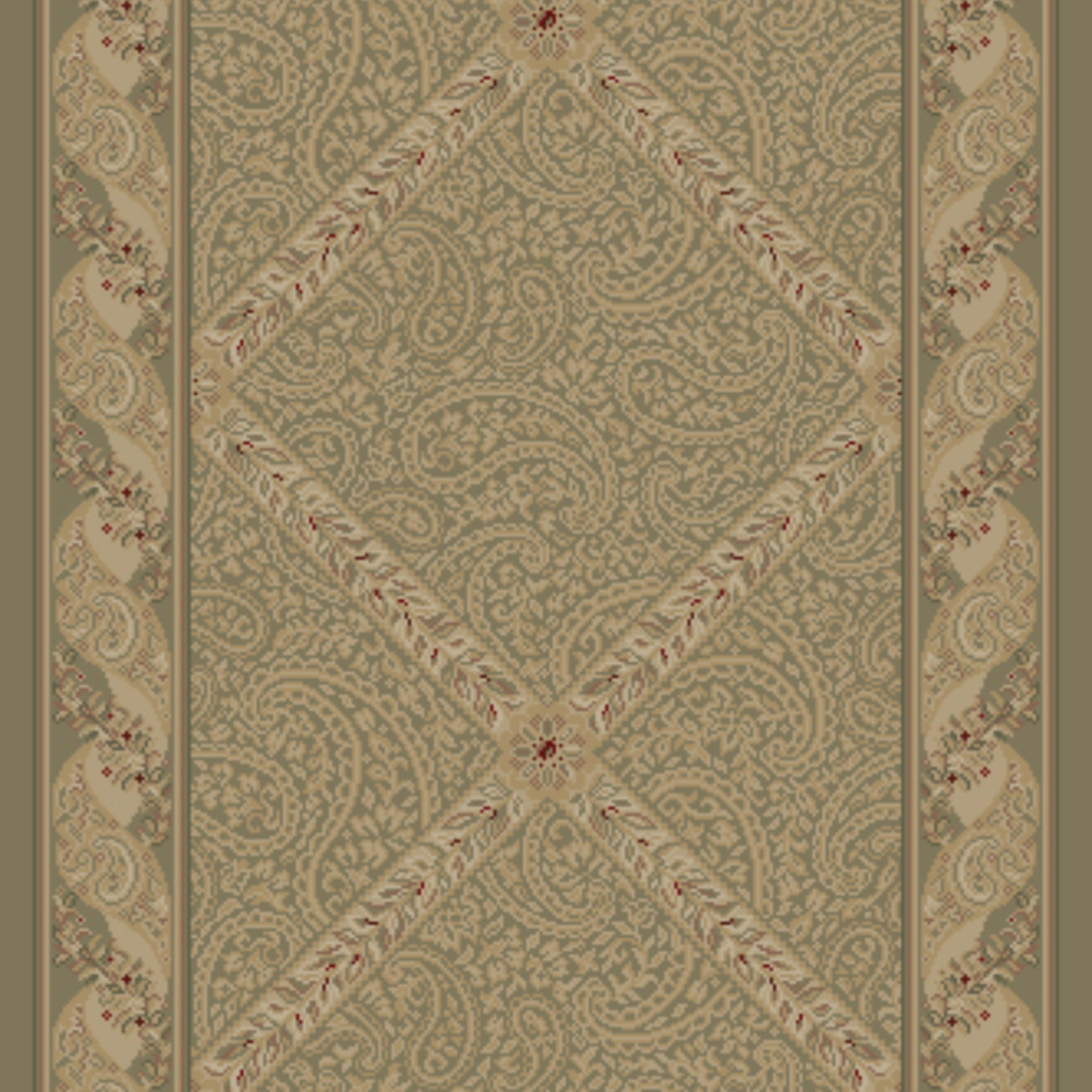 Palatial Trellis Runner in Magical Chameleon Carpet