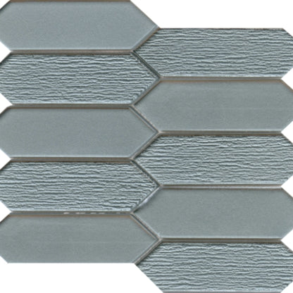 Picket in Silver 11" X 12" Mosaic Mesh