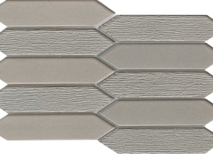Picket in Silver 11" X 12" Mosaic Mesh