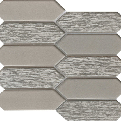 Picket in Silver 11" X 12" Mosaic Mesh