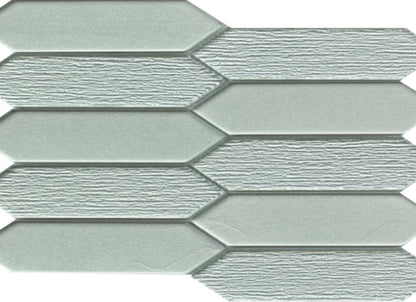 Picket in Silver 11" X 12" Mosaic Mesh