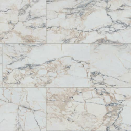 RigidCORE Keystone Tile in White Ice Luxury Vinyl