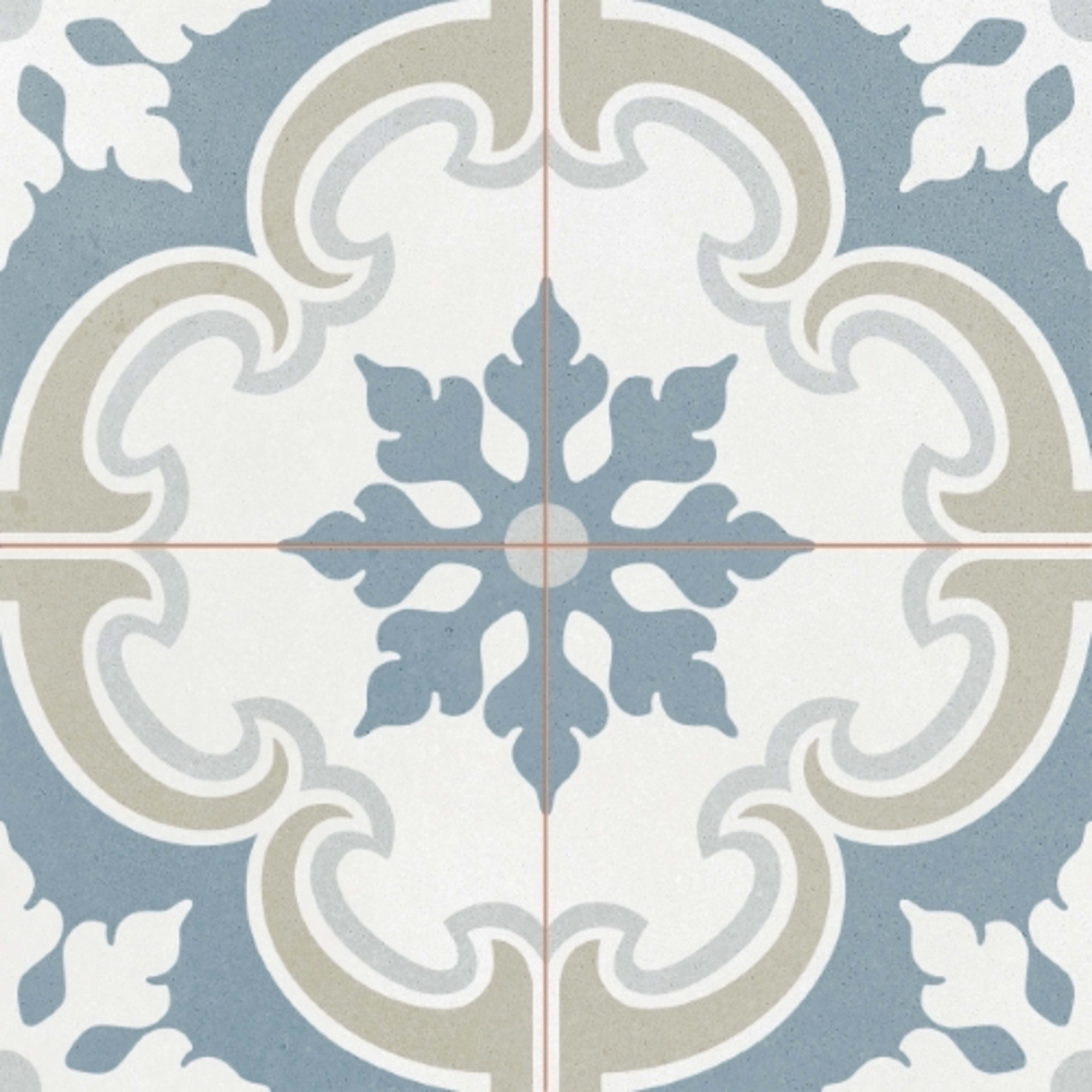 Reminisce in Lane 18" X 18" Scored Tile