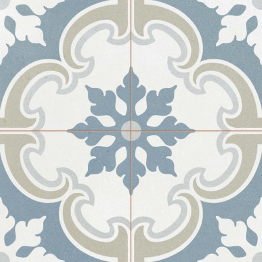 Reminisce in Lane 18" X 18" Scored Tile