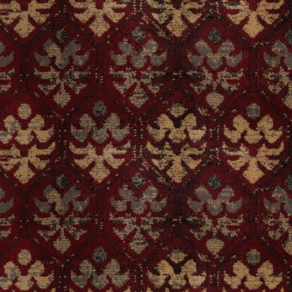 Regal Treasures in Crimson Carpet