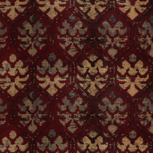 Regal Treasures in Crimson Carpet