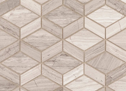 Roman Bay Mosaic in Grey