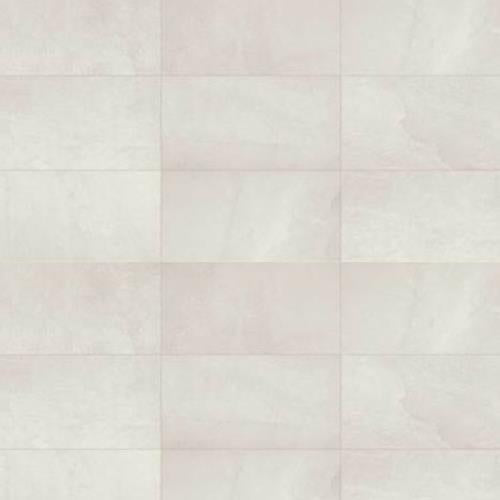 Slate Attache in Meta White - 12x24 Tile